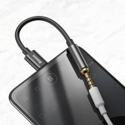Адаптер Baseus CATL54-01, USB-C/3.5mm, черен