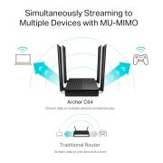 2-лентов MU-MIMO Wi-Fi рутер TP-Link Archer C64 AC1200
