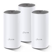 Безжична Mesh Wi-fi система TP-Link Deco E4 AC1200 (3-pack)