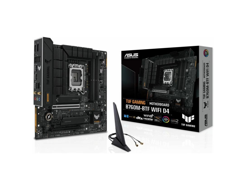 ASUS TUF GAMING B760-PLUS WIFI LGA 1700 4xDDR5 ATX Pciex4 DP HDMI USB MB