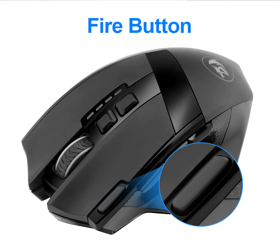 Геймърска безжична USB мишка RGB  Redragon Sniper Pro M801P-RGB