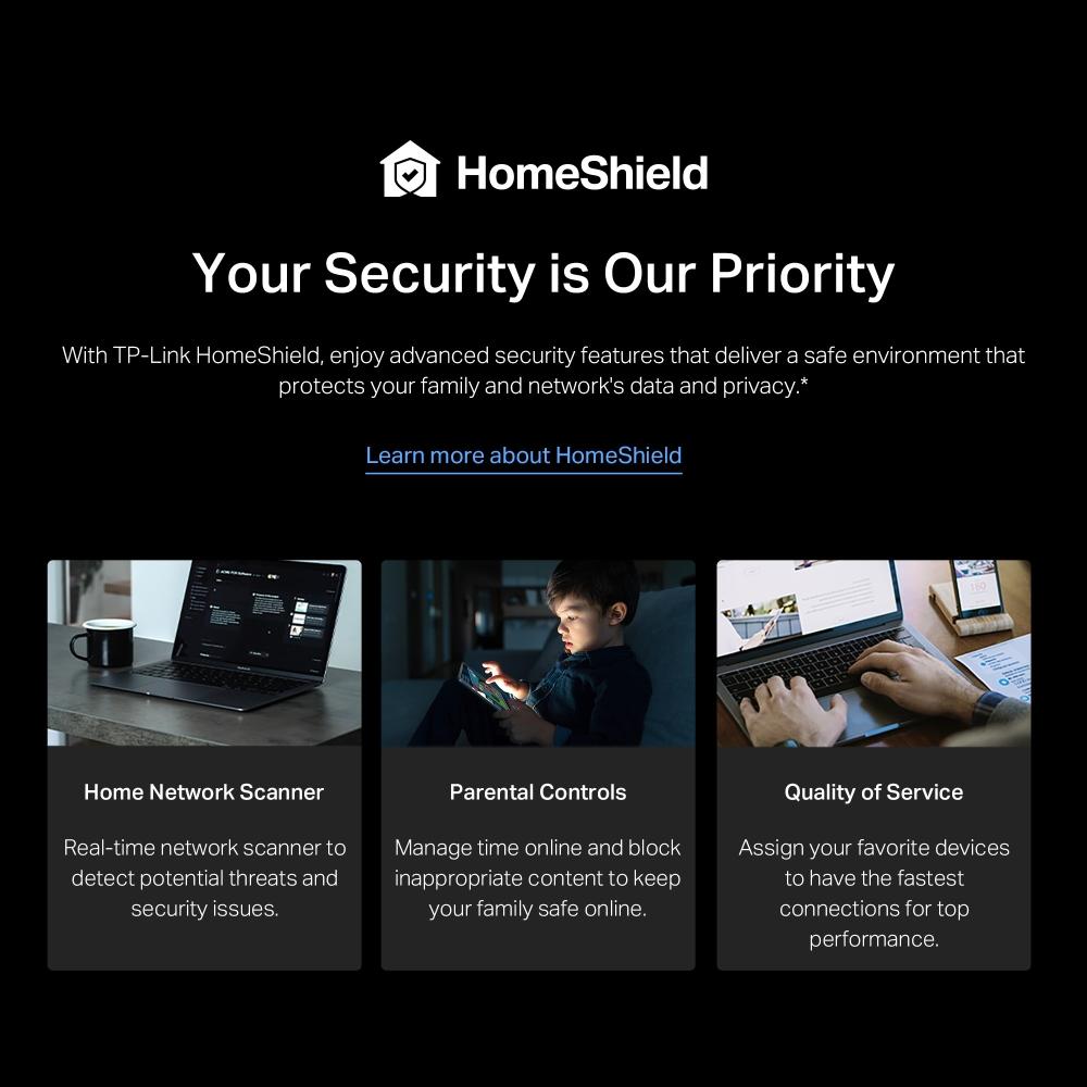 Рутер Wi-Fi 7 TP-Link Archer BE220W BE7200 2-лентов