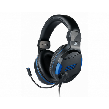 Геймърски слушалки Nacon Bigben PS4 Official Headset V3, Микрофон, Черен/Син