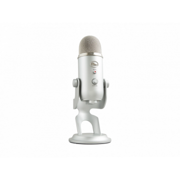 Настолен микрофон Logitech Blue YETI - Silver