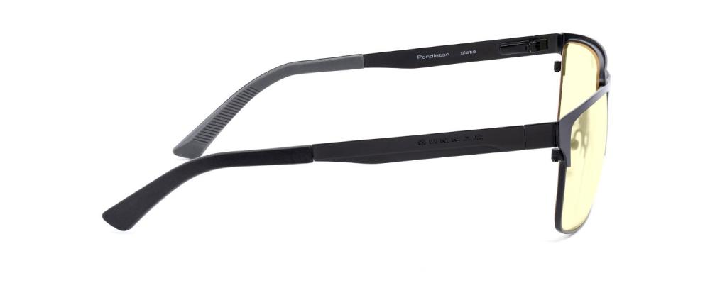 Геймърски очила GUNNAR Pendleton Slate, Amber, Черен