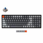 Геймърска механична клавиатура Keychron K4 Hot-Swappable Full-Size Gateron Blue Switch RGB Backlight, Aluminium Frame