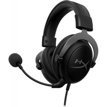 Геймърски слушалки HyperX Cloud II Gunmetal, Микрофон, Черно/Сиво