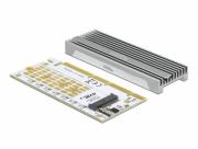 PCI Express x16 (x1 / x4 / x8) карта Delock, за M.2 NVMe M.2 Key M, RGB LED