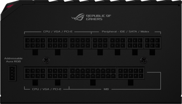 Захранващ блок ASUS ROG THOR 850W 80+ Platinum, Fully Modular