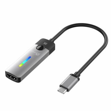 Адаптер j5create JCA157, USB-C мъжко - 8K HDMI 2.1 женско