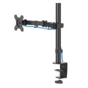 Стойка за монитор за бюро HAMA Регулируема, 13" - 32", 10 кг, Swivel/Tilt, Черен