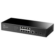 Суич Cudy GS2008S2, L2, 8 x Gigabit Ethernet ports, 2 x SFP, 128MB RAM
