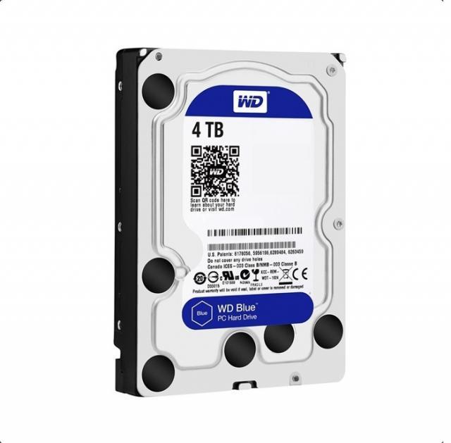 Хард диск WD Blue, 4TB, 5400rpm, 64MB, SATA 3, WD40EZAZ