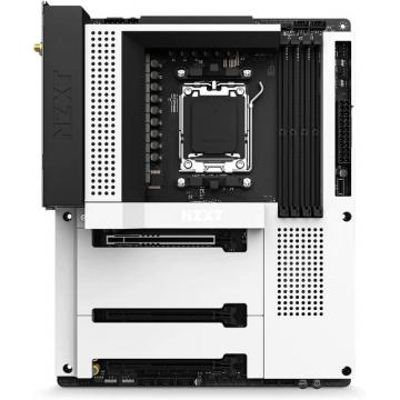 Дънна платка NZXT N7 B650E White AM5, DDR5, WiFi 6E, PCIe 5.0