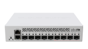 Комутатор Mikrotik CRS310-1G-5S-4S+IN с 5 SFP и 4 SPF+ порта