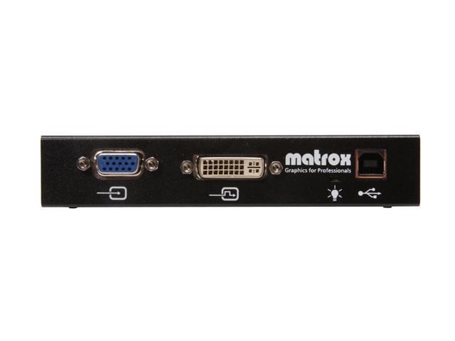 Външен мулти-дисплей адаптер Matrox T2G-D3D-IF за едновременна работа на 3 монитор с DVI/VGA вход