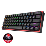 Redragon Fizz Pro K616-RGB Кабелна/Bluetooth v5.0/2.4GHz RGB механична геймърска клавиатура