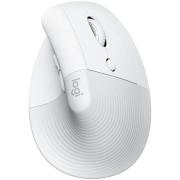 Безжична вертикална ергономична мишка Logitech Lift Bluetooth 910-006475 - бяла