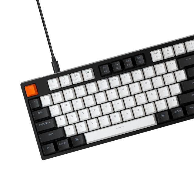 Геймърска механична клавиатура Keychron C1 TKL Gateron G Pro Blue Switch RGB Backlight