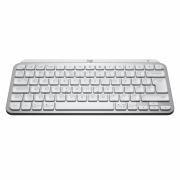 Безжична клавиатура Logitech MX Keys Mini, Bluetooth, USB-C, Pale Grey