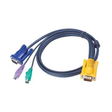 KVM кабел ATEN 2L-5210P, PS/2 KVM към 3in1 SPHD, 10 м