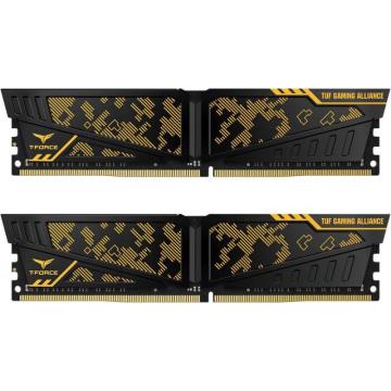 Памет Team Group T-Force Vulcan TUF DDR4 - 16GB (2x8GB) 3200MHz CL16-18-18-38 1.35V