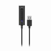 Звукова карта Ewent AC9360, 2.0, USB-A, 3.5 mm, Черна