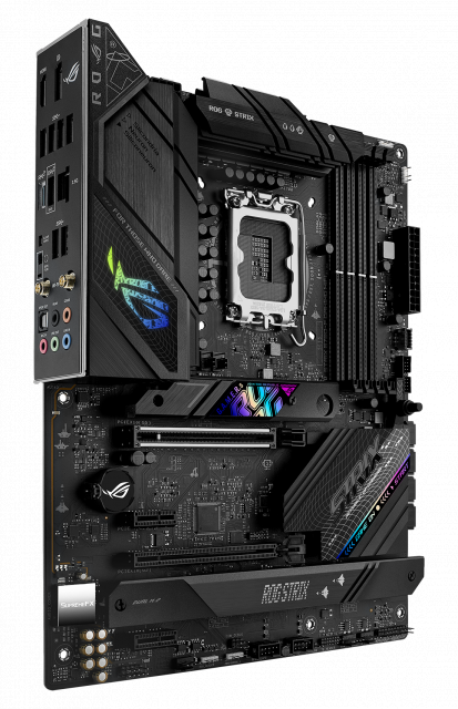 Дънна платка ASUS ROG STRIX B760-F GAMING WIFI, LGA 1700 ATX, 4x DDR5, PCIe 5.0, WiFi 6E, 3x M.2, Aura Sync RGB