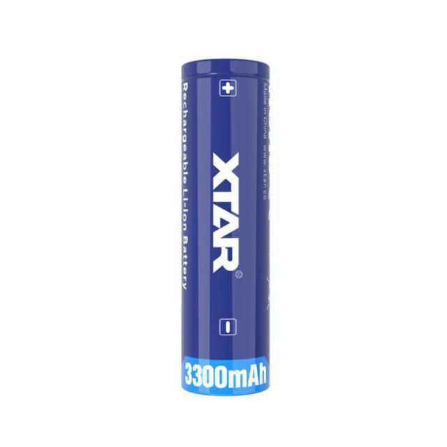 Акумулаторна батерия XTAR за фенери 18650 със защита , 3300mAh, Li-ion