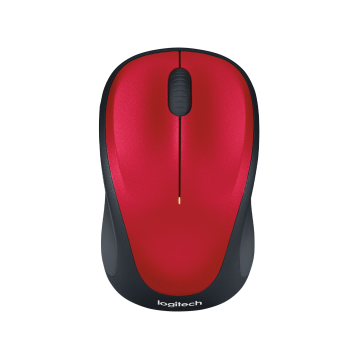 LOGITECH M235 WL/NB/RED+BLACK