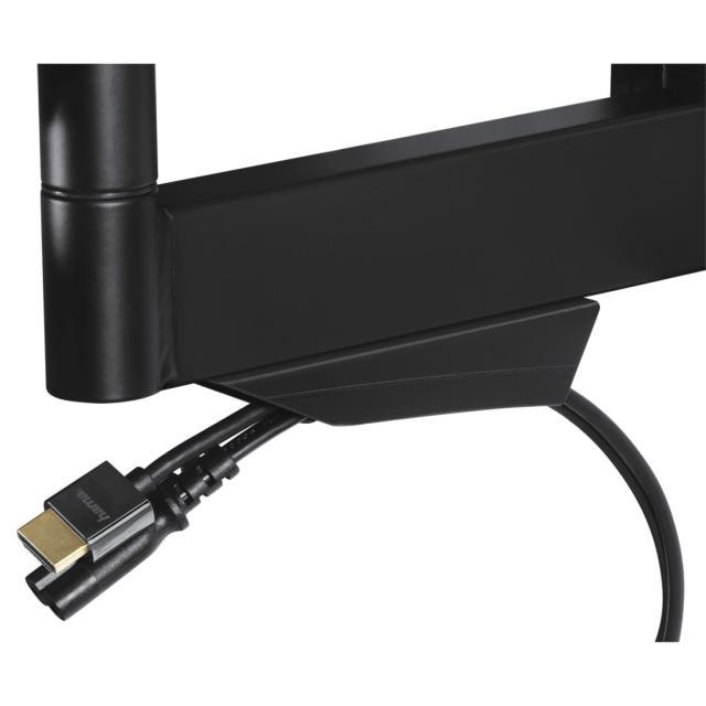 Стенна стойка за TV, Fullmotion ,XL, черна, 191см, 75", до 45кг