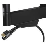 Стенна стойка за TV, Fullmotion ,XL, черна, 191см, 75", до 45кг