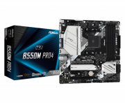 Дънна платка ASRock B550M Pro4, AM4, 4xDDR4