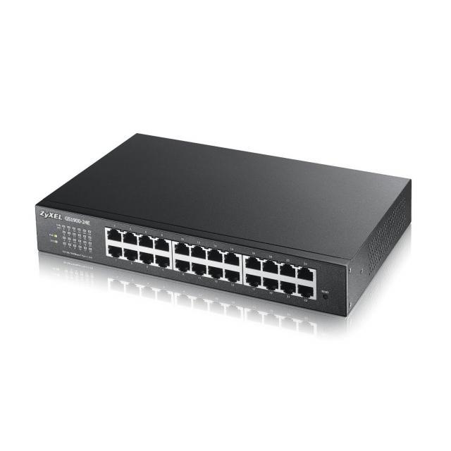 Суич ZYXEL GS1900-24E, 24 портов управляем, Gigabit