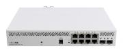 Суич MikroTik CSS610-8P-2S+IN, 8 x Gigabit Ethernet ports, 2 x SFP, PoE out