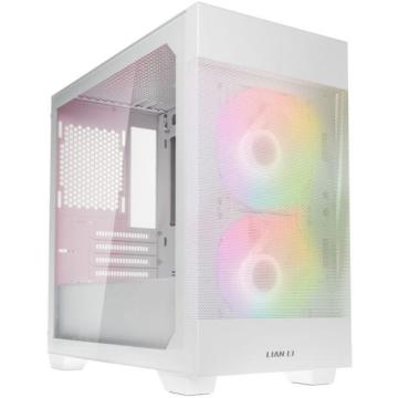 Кутия Lian-Li LANCOOL 205M Mesh Snow, Micro-Tower, Tempered Glass