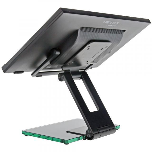 Стойка за тъч монитор Hannspree POS Stand Deluxe, 10.1" - 23", Черна