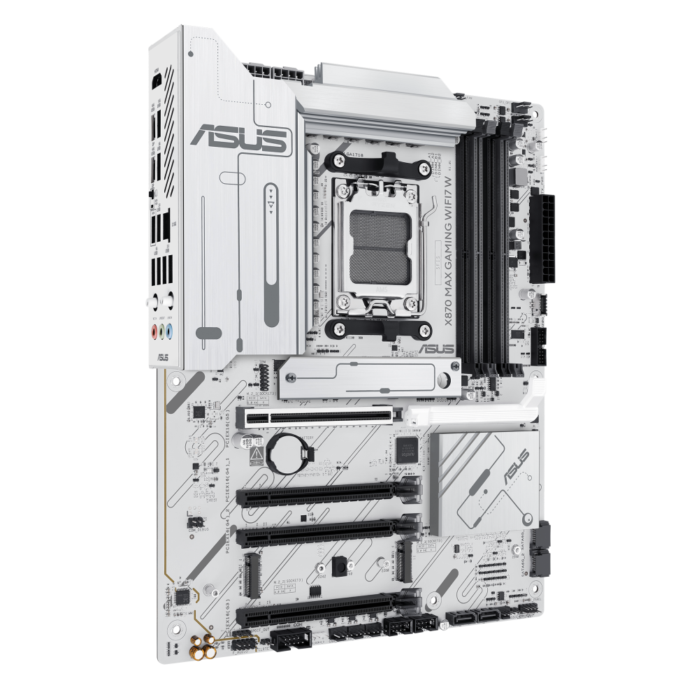 Дънна платка ASUS X870 MAX GAMING WHITE WiFi7 AM5 DDR5