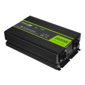 Инвертор GREEN CELL 24V 2000W /4000W Чиста синусоида