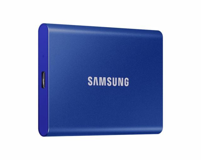 Външен SSD Samsung T7 Indigo Blue SSD 2000GB USB-C, Син