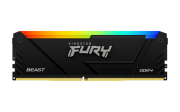 Памет Kingston FURY Beast Black RGB 128GB(4x32GB) DDR4 3200MHz CL16 2Rx8 KF432C16BB2AK4/128