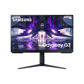 Монитор SAMSUNG Odyssey G3 27 inch, 1920x1080, VA 144Hz, 1 ms, FreeSync, DisplayPort, HDMI, Черен