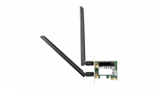 Безжична карта D-Link DWA-582, Dual band, AC 1200, 2.4/ 5GHz,  PCI Express