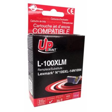 Мастилница UPRINT 14N1094, LEXMARK 100XL/Lex S305/S405/S505/S605/Pro705/Pro805, Magenta