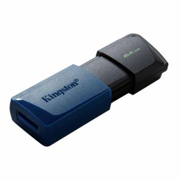 USB памет KINGSTON DataTraveler Exodia M, 64GB, USB 3.2 Gen 1, Черна