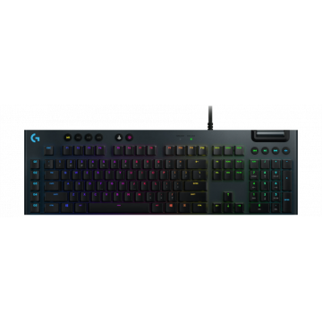 Геймърска механична клавиатура Logitech, G815 Lightsync RGB, Clicky суичове, US Layout