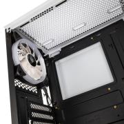 Кутия Kolink Observatory Lite Mesh RGB Mid-Tower, Бяла