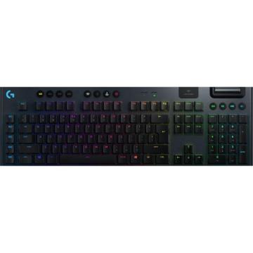 Безжична геймърска механична клавиатура Logitech G915, Lightsync, RGB, Clicky суичове