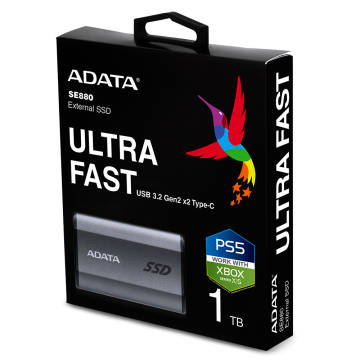 ADATA EXT SSD SE880 1T GRAY