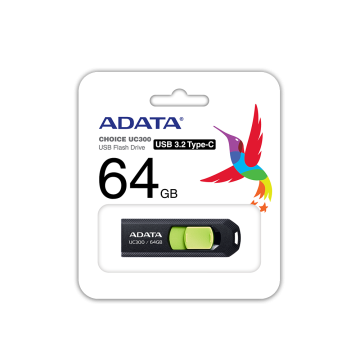 64GB TYPE-C UC300 ADATA BK/GN